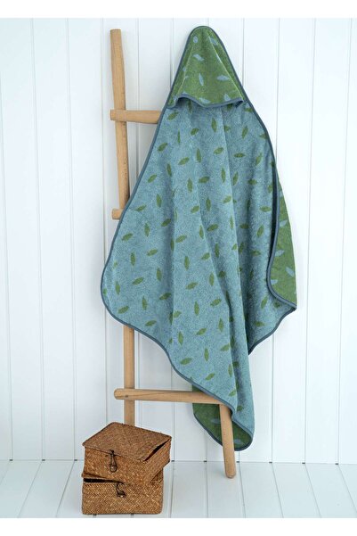 Kirazkids قماط منشفة حمام للأطفال من القطن العضوي مقاس 100x100