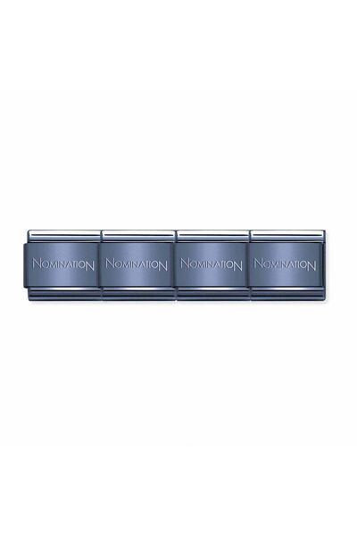 NOMİNATİON Italy Composable Midnight Blue Paslanmaz Çelik 4 Adet Link