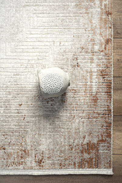 Empera Pena - Macaroon Geometrik Desenli Modern Halı