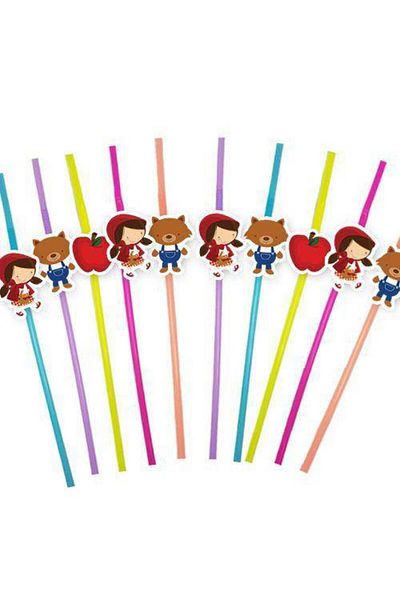Parti Dükkanım Little Red Riding Hood Artistic Pipette 10 Pieces