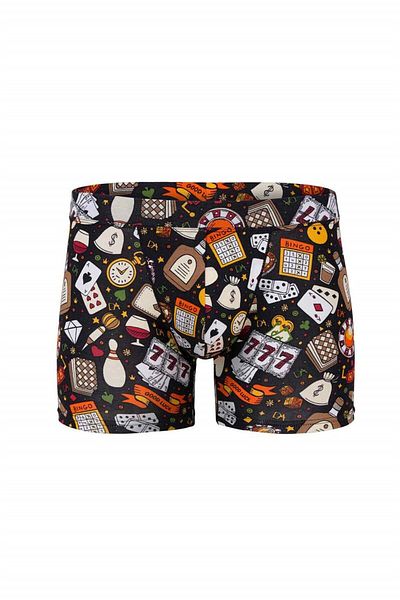 Doreanse Ανδρικά Modal Boxers - Πολύχρωμα, εμπριμέ, με τσάντα, κανονικό πόδι 1817