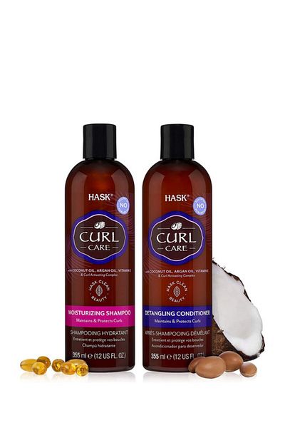 HASK Curly Care Shampoo 355Ml & Conditioner 355Ml X2 Value Pack