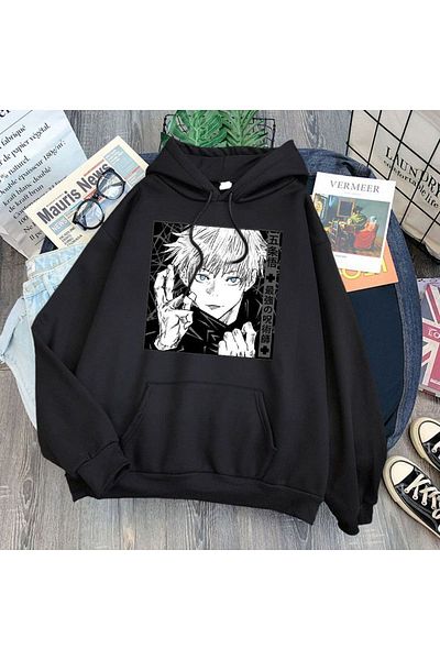 Moda Glo Hanorac scris unisex Just Saiyyan