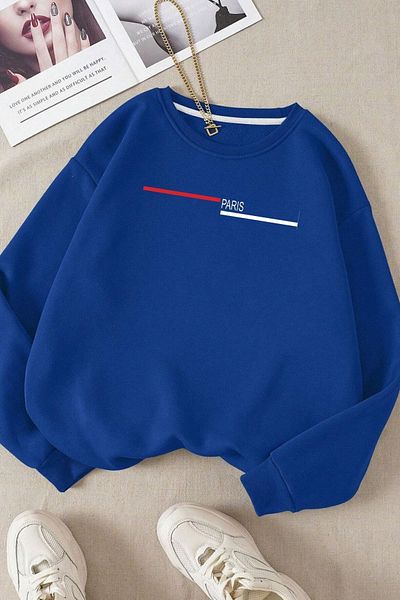 Moda Glo Blackjackgiyim Silence Oversize суитшърт с кръгло деколте
