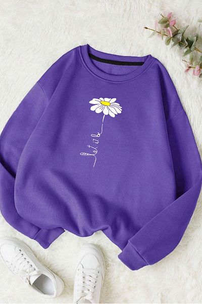 Moda Glo Βαμβακερό φούτερ Unisex Simsek Somnia Crew Neck