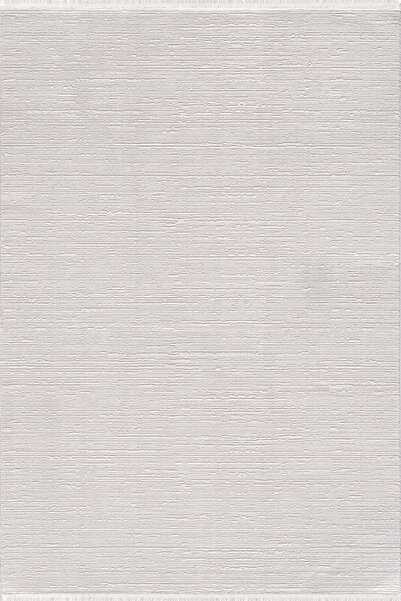 Empera Gemma - Pure White Saçaklı Modern Tozumaz Halı