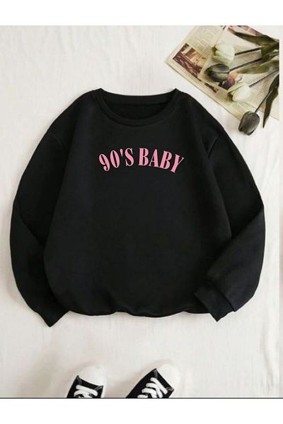 Moda Glo Unisex WRSTBHVB Βαμβακερό φούτερ με λαιμόκοψη