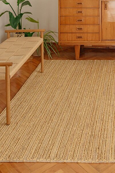 Empera Dulce - Cream Jüt Hasır Halı