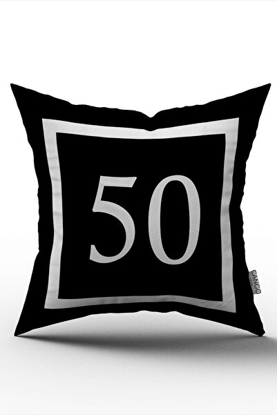 Cango Home Broj Digitalna štampa Navlaka za jastuk 50