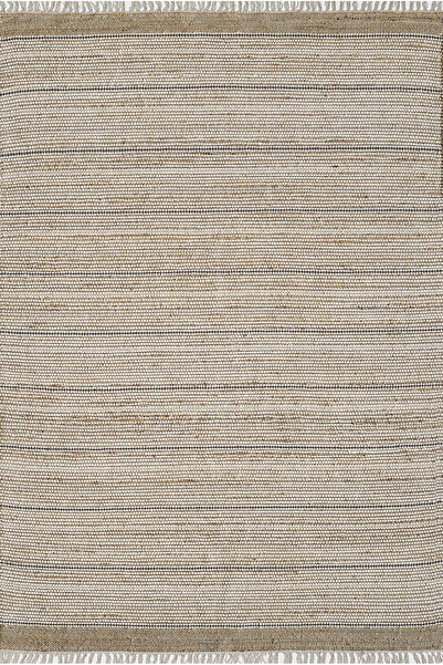 Empera Lafel - Slate Grey Jüt Hasır Halı