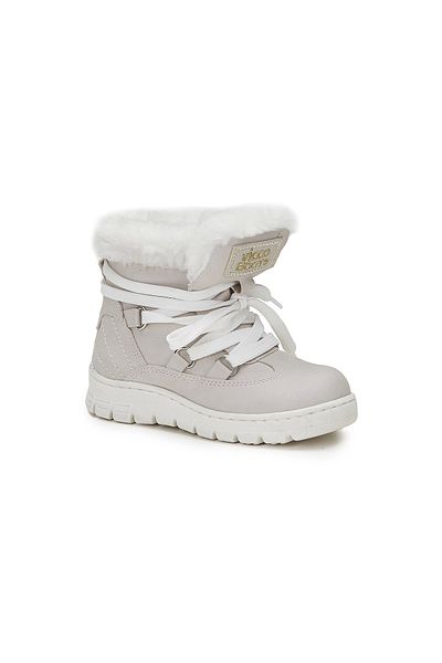 Vicco Kappa Furry Girl's Beige Boots