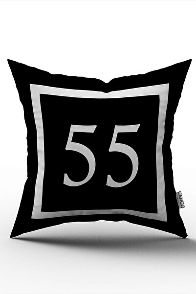 Cango Home Broj Digitalna štampa Navlaka za jastuk 55