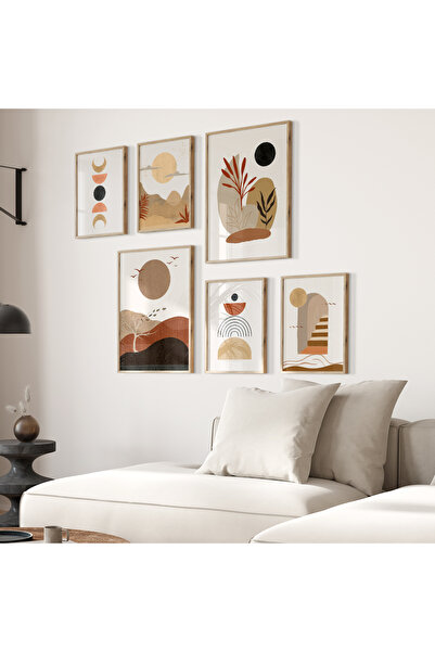 TekTablo 6 Parça Çerçeveli Tablo Seti