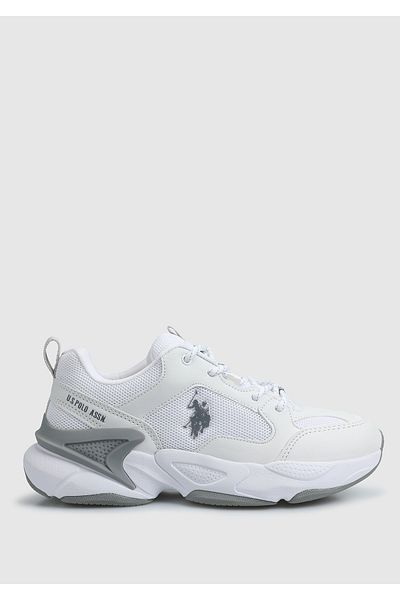 U.S. Polo Assn. Women's White Sneakers - Maybe Series