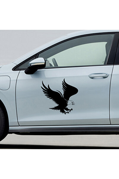 Sönmez Dijital Kartal Sticker - Kuş Sticker - Oto Sticker - Araba Sticker - A...