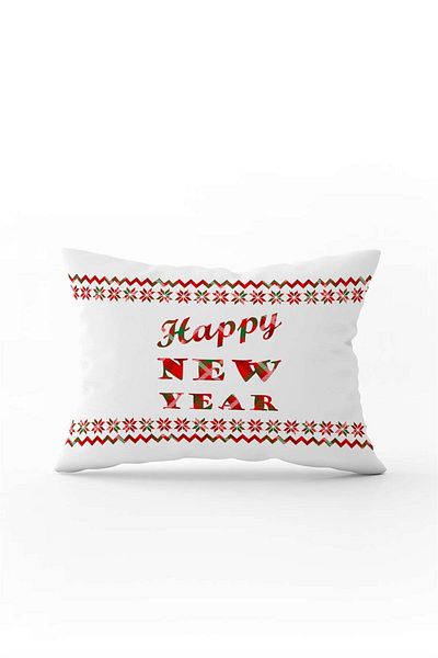 Cango Home Red Green Christmas Themed Digital Printed Throw Pillow Cover Cgh882-3550 Double Sided Printed