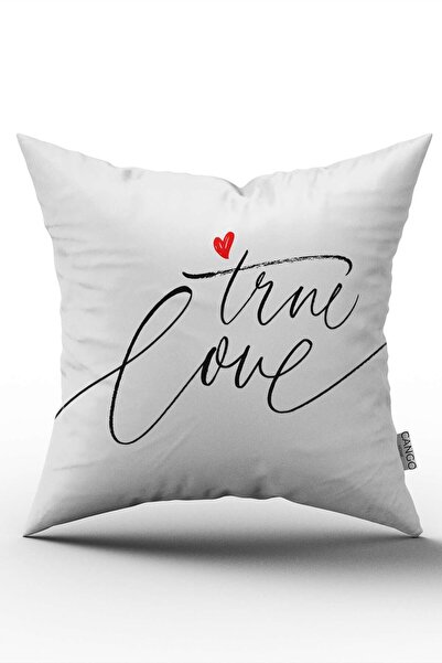 Cango Home Bela Crna Moderntrue Ljubav Digitalna štampa Komad Navlaka za jast...