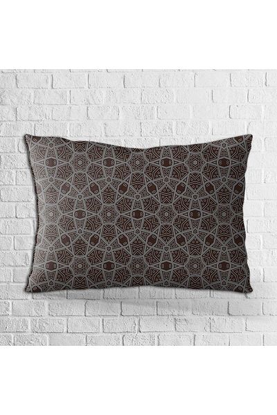 Cango Home Husă de pernă cu două fețe, 35x50, negru, gri, cu model geometric, imprimată digitală - Otyk322-3550