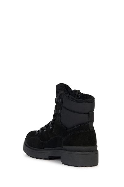 Geox Geox Black Booties Womens Shoes