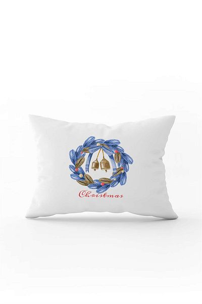 Cango Home Red Blue Christmas Themed Digital Printed Throw Pillow Cover Cgh899-3550 Double Sided Printed