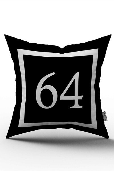 Cango Home Broj Digitalna štampa Navlaka za jastuk 64