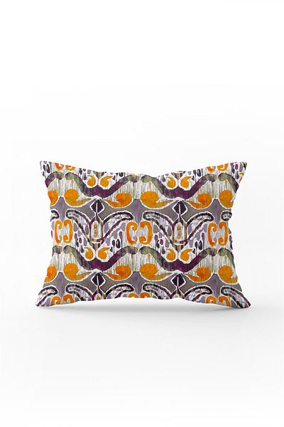 Cango Home Double Sided 35x50 Orange Purple Ethnic Patterned Throw Pillow Pillow Case - Cgh262-3550