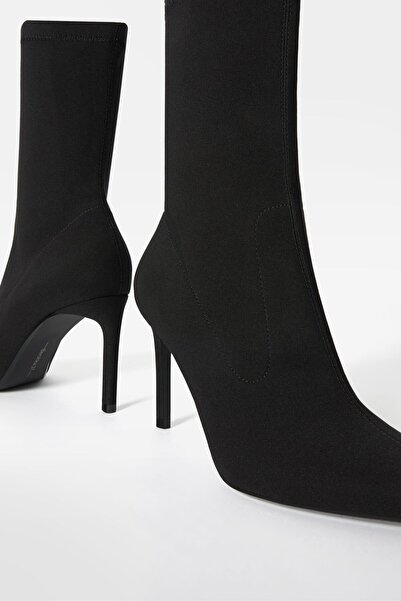 Bershka Topuklu Streç Bilekte Bot