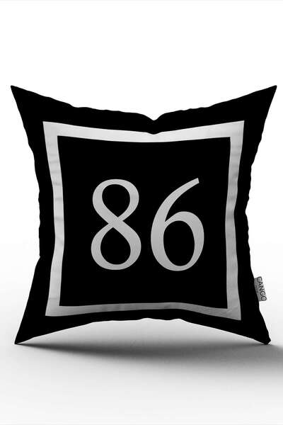 Cango Home Broj Digitalna štampa Navlaka za jastuk 86