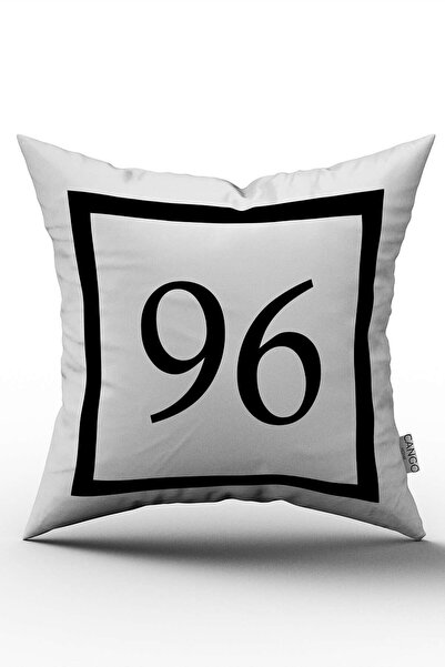 Cango Home Crno-beli broj Digitalna štampa Navlaka za jastuk 96