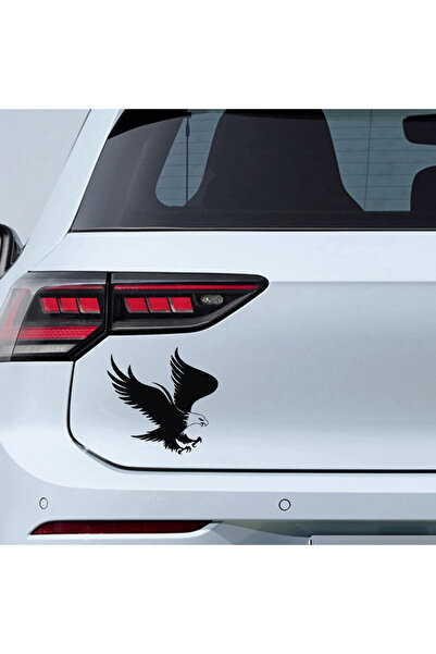 Sönmez Dijital Kartal Sticker - Kuş Sticker - Oto Sticker - Araba Sticker - A...