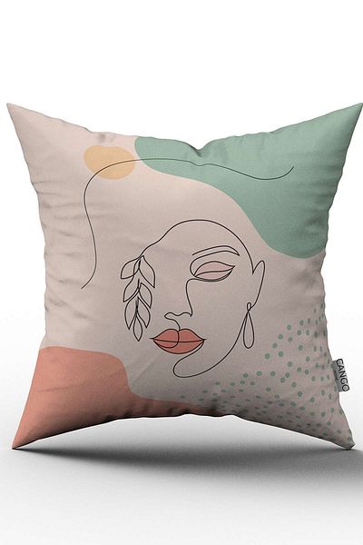 Cango Home Carcasă modernă cu model roz verde - Cgh287