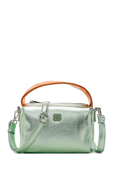 Derimod Green Metallic Women's Crossbody Bag - Long Strap 24sbd241232