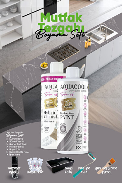 Aquacool Trend Mermer Boyama Seti - Fayans Boyama Seti