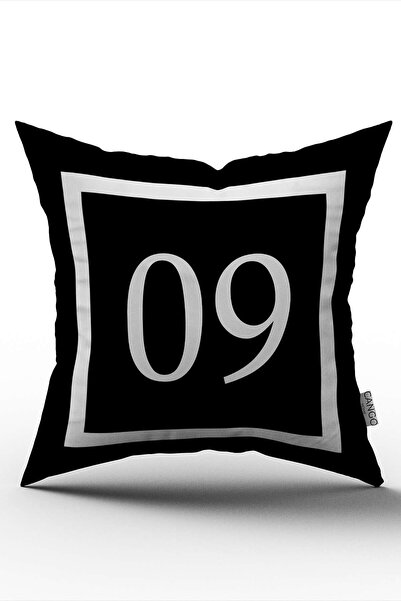Cango Home Broj Digitalna štampa Navlaka za jastuk 09