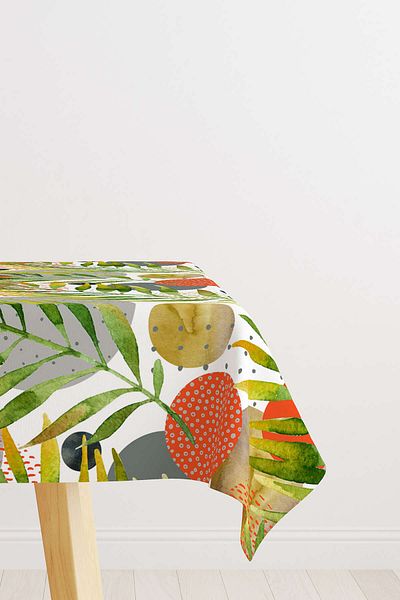 Cango Home Decorative Digital Printed Tablecloth Otyk1513-ms