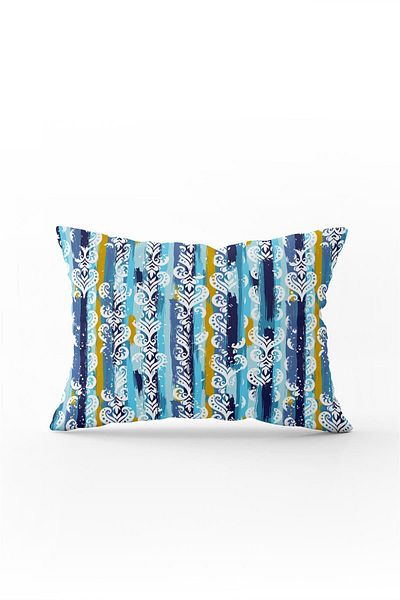 Cango Home Față de pernă dublă 35x50 cu dungi albastre și albe - Cgh070-3550
