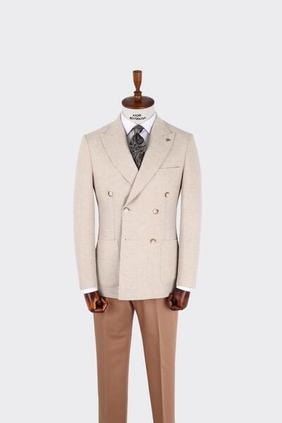 Kadir Büyükkaya Kruvaze Erkek Ceket-KAX5234W