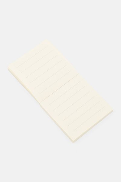 Suck UK Lined Memo Pad, Ivory