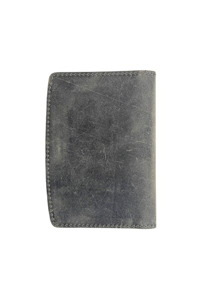 Modica Gray Genuine Leather Passport Case | License Case | Passport Protector | Simenit