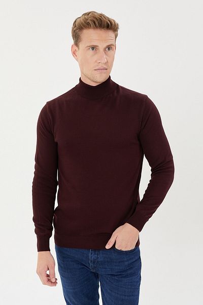Tony Montana Πλεκτό Basic Half Fisherman Plus Size - TB-3034