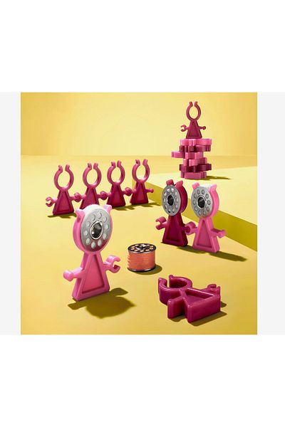 Tchibo Clamps For Fixing The End Of Sewing Threads, Pink