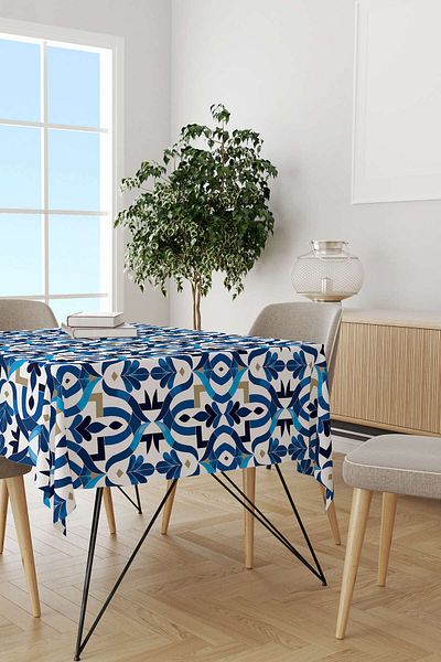 Cango Home Față de birou decorativă imprimată digitală Cgh507-ms