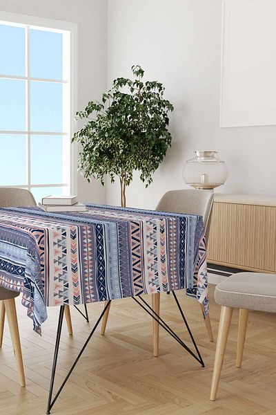 Cango Home Hanorac de birou cu imprimare digitală în stil etnic boem alb violet Cgh490-ms