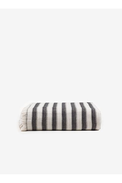 Barine Thorne Cotton Bedspread Natural / Black 230X230