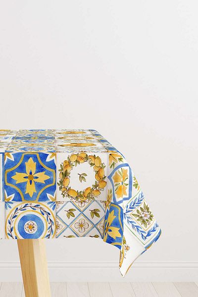 Cango Home Decorative Digital Printed Tablecloth Cgh506-ms