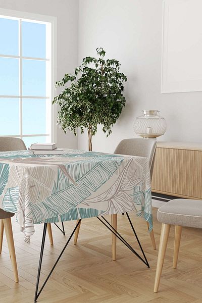Cango Home Față de masă decorativă imprimată digitală Otyk974-ms