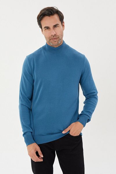 Tony Montana Πλεκτό Basic Half Fisherman Plus Size - TB-3034