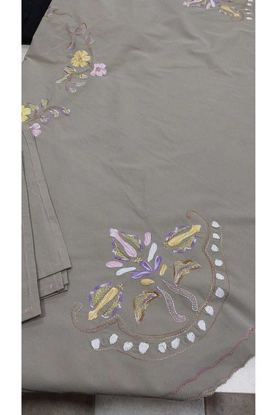 Papatyam Vintage Lace Embroidered 11 Napkins and 1 Round Table