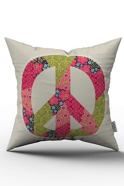 Cango Home Double Sided Pink Green Floral Decorative Patterned Throw Pillow Pillow Case - Cgh123-ct