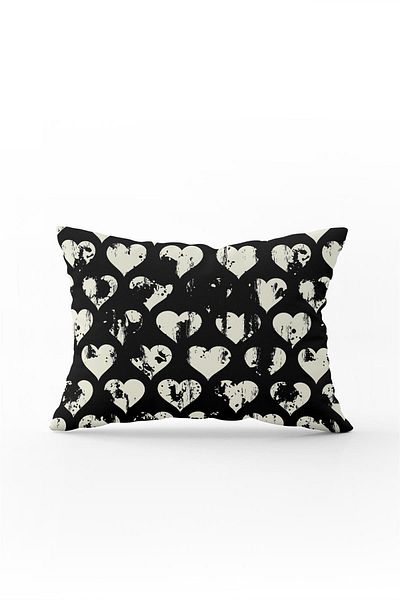 Cango Home Față de pernă cu două fețe 35x50 alb-negru - Cgh120-3550